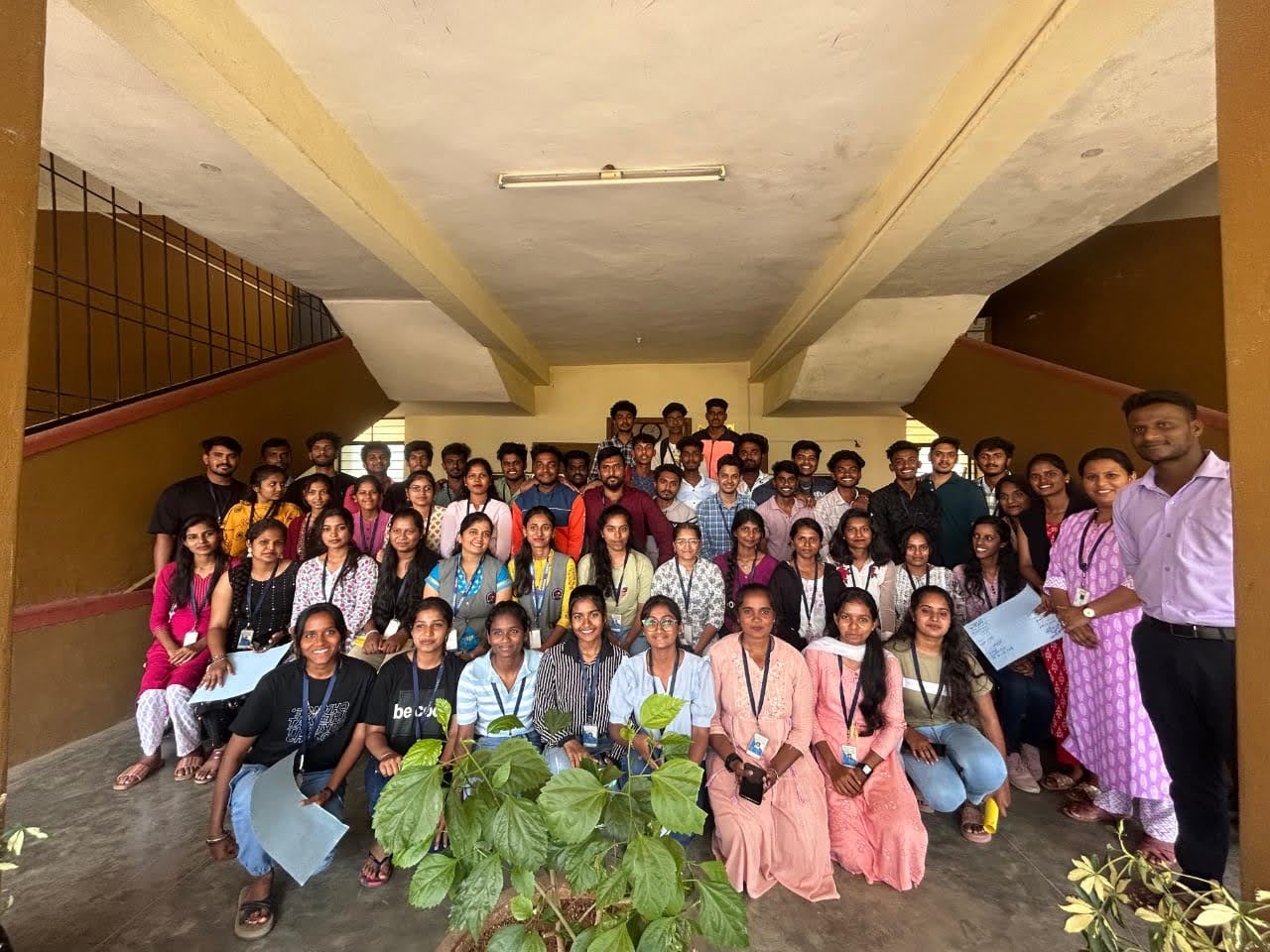 Another batch of students seated during a training programme